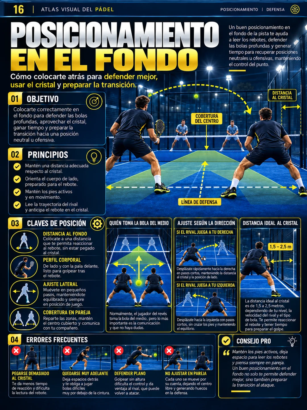 Posicionamiento en el fondo